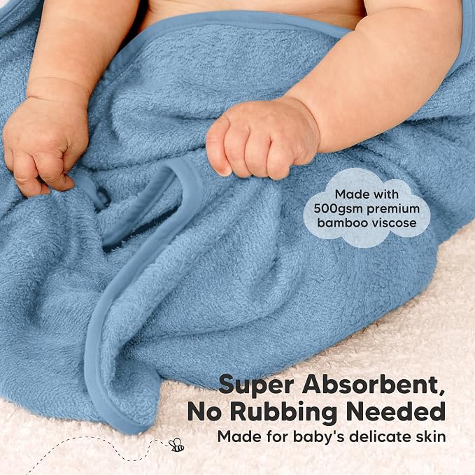 KeaBabies 2-Pack Hooded Baby Towels - Image 4