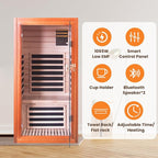OUTEXER Far Infrared Sauna Dry Saunas 1065W Indoor Home Sauna Low EMF 110V - Image 8