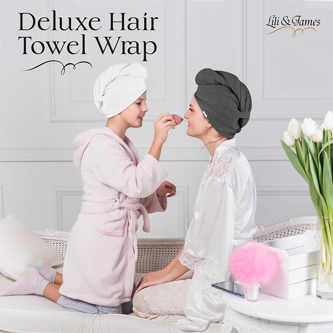 Cotton Towel Wrap for Women/Kids | Quick Dry, Soft & Absorbent 420-GSM Wrap - Image 8