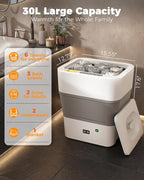 JXXM Towel Warmer, 30L Large Foldable Towel Warmers - Image 2