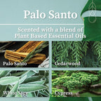 Hemlock Park Palo Santo Apothecary Hand-Poured Scented Candle | Crackling Wood - Image 2