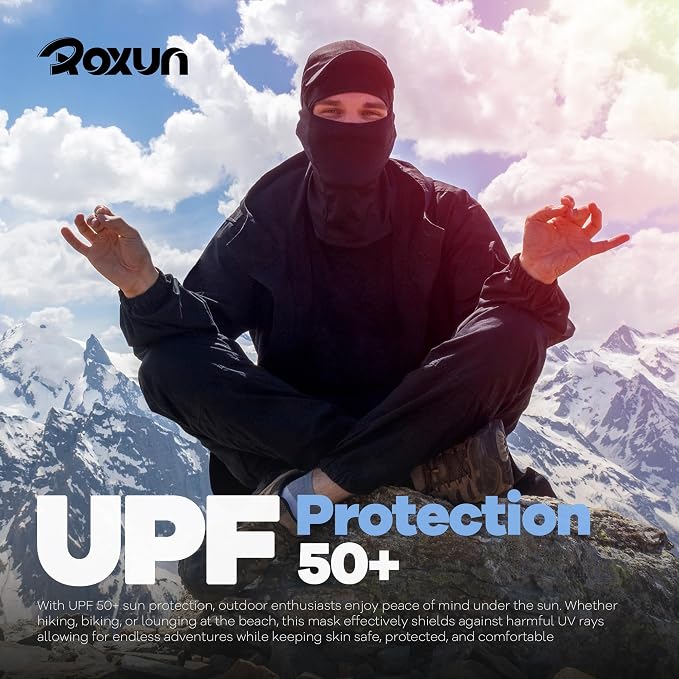 ROXUN Ski Mask Balaclava Shiesty, Motorcycle Summer Cooling Breathable UV - Image 5