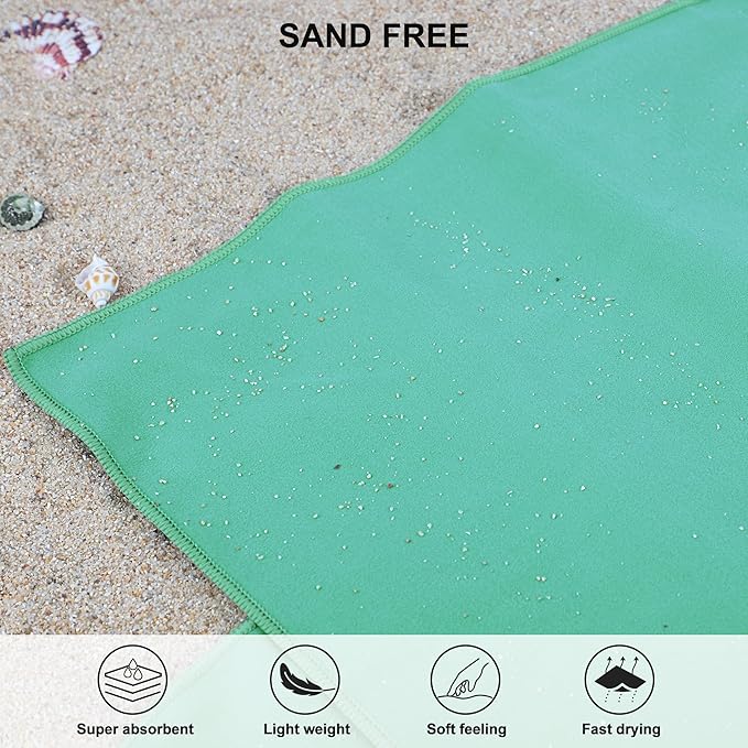 Rainleaf Microfiber Towel Perfect Travel & Gym & Camping Towel. Quick Dry - Image 5