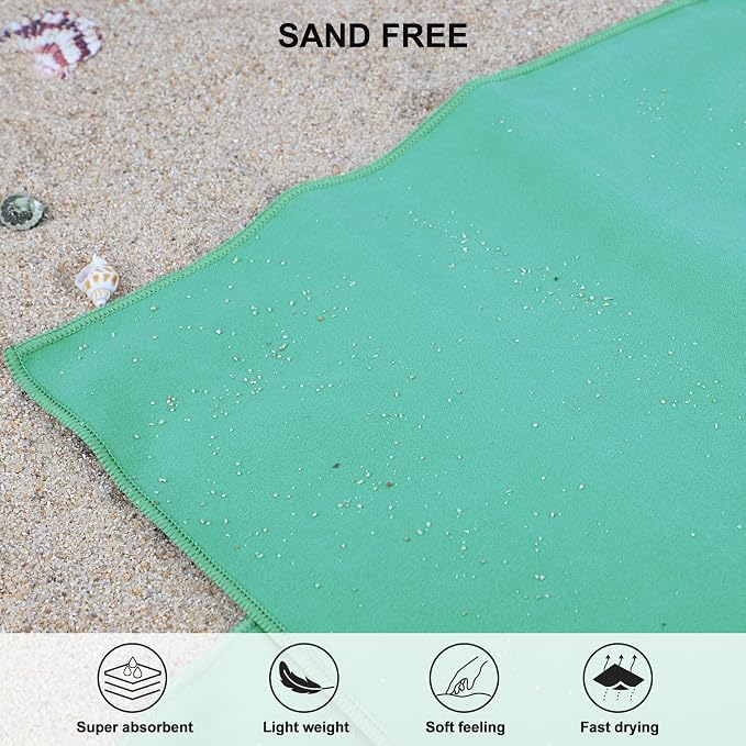 Rainleaf Microfiber Towel Perfect Travel & Gym & Camping Towel. Quick Dry - Image 5