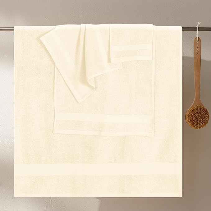 GLAMBURG Ultra Soft 8-Piece Towel Set - Image 3