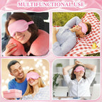 Cutecrop 12 Pcs Silk Sleep Masks Soft Satin Eye Masks - Image 6