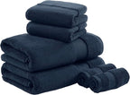 Madison Park Turkish 100% Cotton Towel Set, 600Gsm Luxury Premium Weight by MADISONPARK