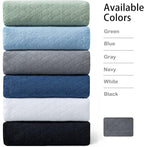 Ycosy Black Bath Towels Set 35x70 Inches - Image 9