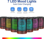 Essential Oil Diffuser- Aromatherapy Diffuser with7 Colors Light and Auto-Off - Image 2
