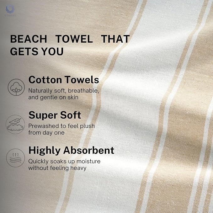 Cotton Turkish Beach Towel - Image 4