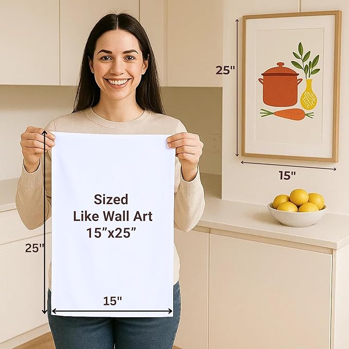 Flour Sack Towels – 24 Pack Cotton Kitchen Dish Towel, Tea Towels - Image 2