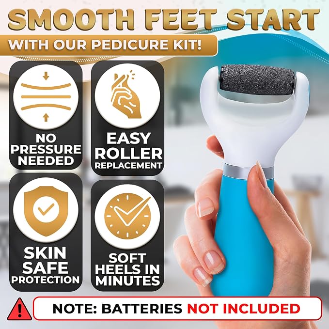 Electric Foot Callus Remover Tool | Batteries Not Included – High-Speed Foot - Image 5