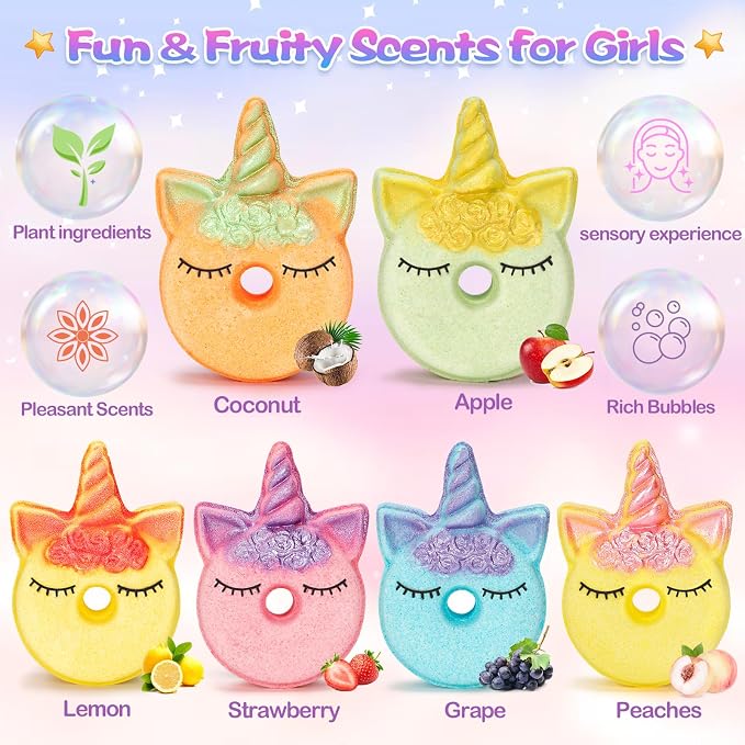 Unicorn Bath Bombs for Kids - Image 2