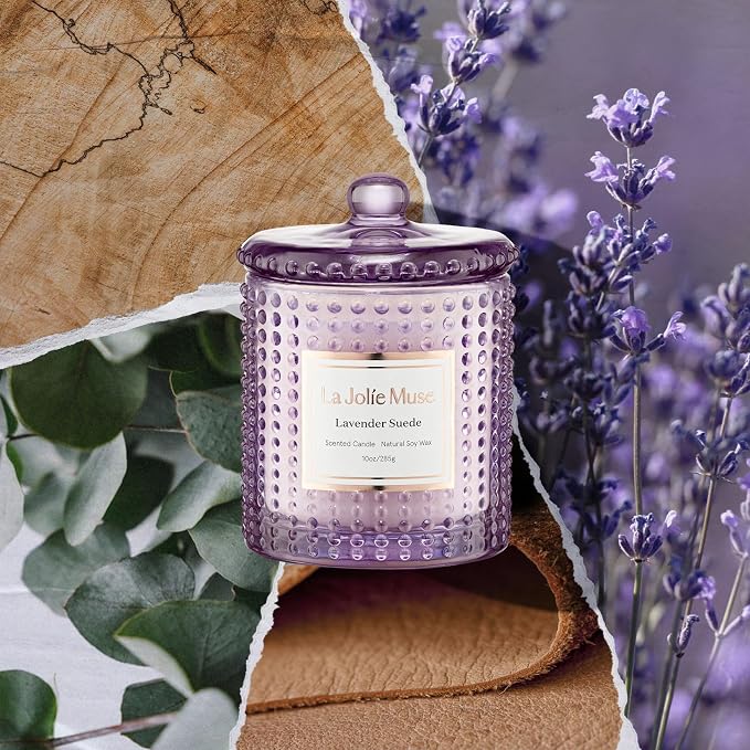 LA JOLIE MUSE Lavender Suede Candle - Image 2