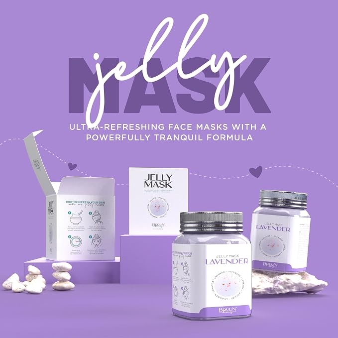 BRÜUN Peel-Off Lavender Jelly Mask - Image 2