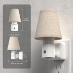 L LOHAS LED Night Lights Plug into Wall, Plug in Night Light Dimmable, Soft - Image 8
