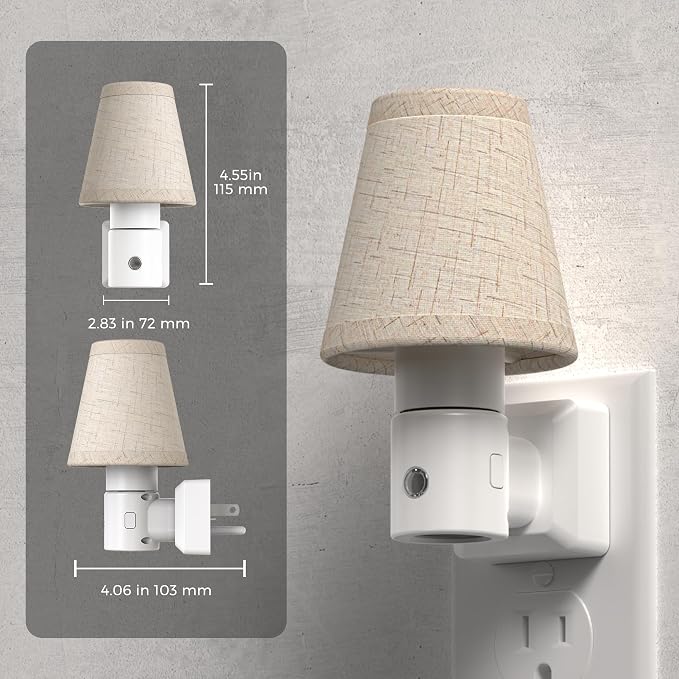 L LOHAS LED Night Lights Plug into Wall, Plug in Night Light Dimmable, Soft - Image 8