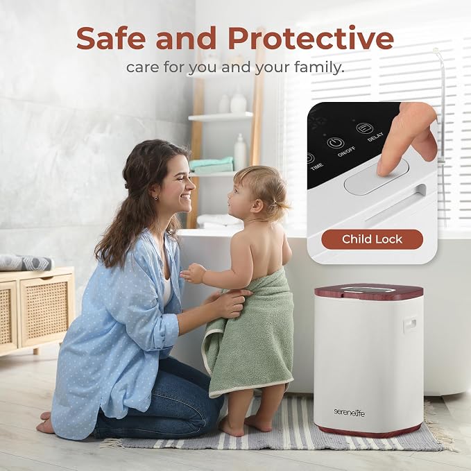 SereneLife Towel Warmer Bucket - Image 5