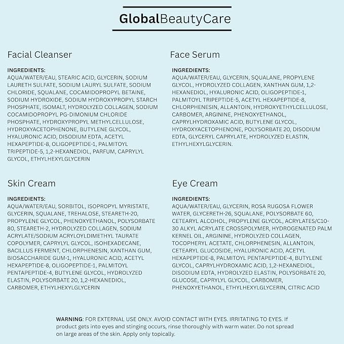 Global Beauty Care Smooth & Lift Collagen Skin Care Set - Image 7