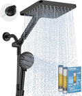 MakeFit Dual Filtered Rain Shower Head Combo, High Pressure Handheld Shower Head by MakeFit