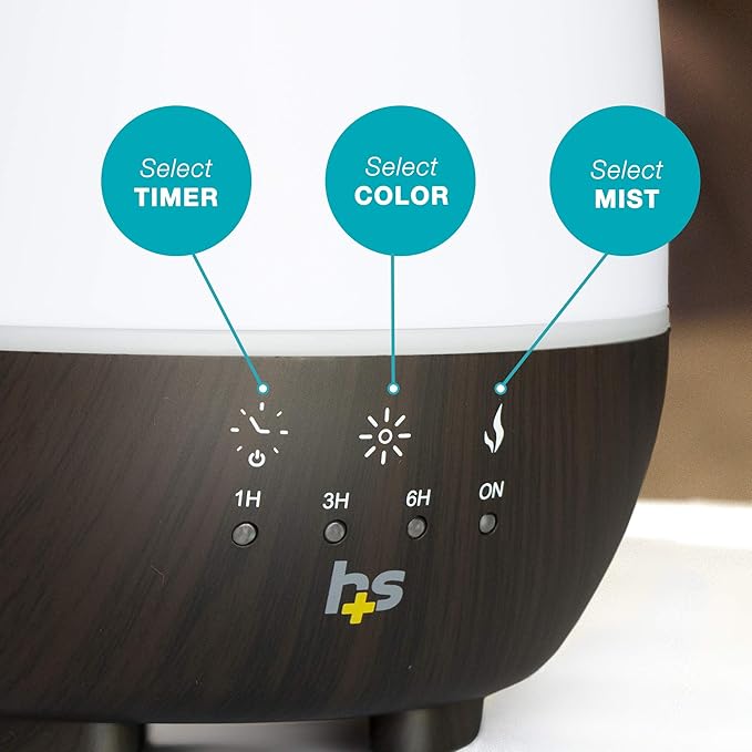 HealthSmart 500ML Essential Oil Diffuser - Image 8