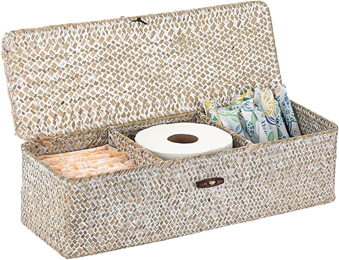 Sumnacon Extended Seagrass Storage Basket by Sumnacon