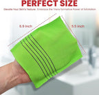 etreetowel Anti-Shrink Korean Asian Exfoliating Bath Washcloths Mitt Scrub - Image 6