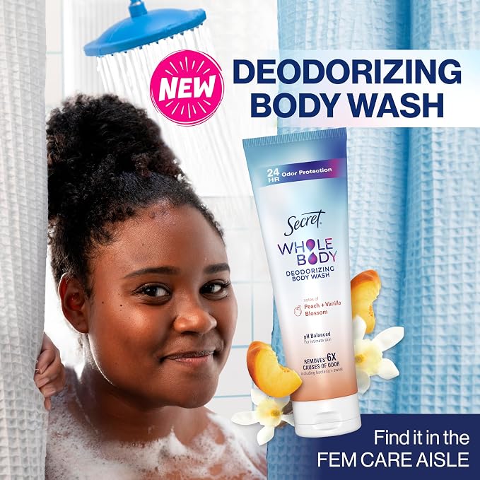 Secret Feminine Wash, 24 HR Deodorizing Feminine Body Wash - Image 7