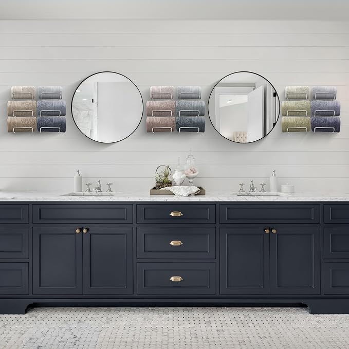 Sorbus Bathroom Wall Mounted Towel Rack - Image 3