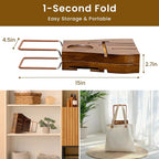 Teak Bathtub Tray Expandable Bathroom Tray - Image 7