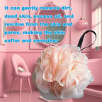 Loofah Sponge, Exfoliating Bath Sponge Body Scrubber Lofa Single Pack - Image 4