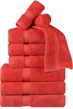 Superior Egyptian Cotton Pile 9 Piece Towel Set, Includes 3 Bath, 3 Hand - Image 2