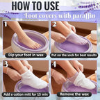 200 Pcs Plastic Socks for Moisturizing Feet – Leak-Proof Foot Gloves for - Image 6