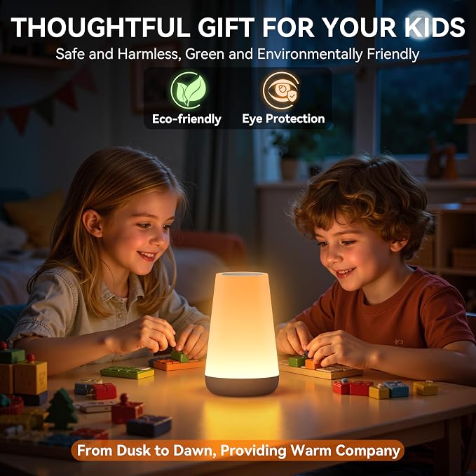 Auxmir Night Light, Dimmable Touch Lamp - Image 6
