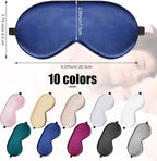 Xtinmee 30 Pieces Silk Sleep Mask Silk Eye Mask - Image 2