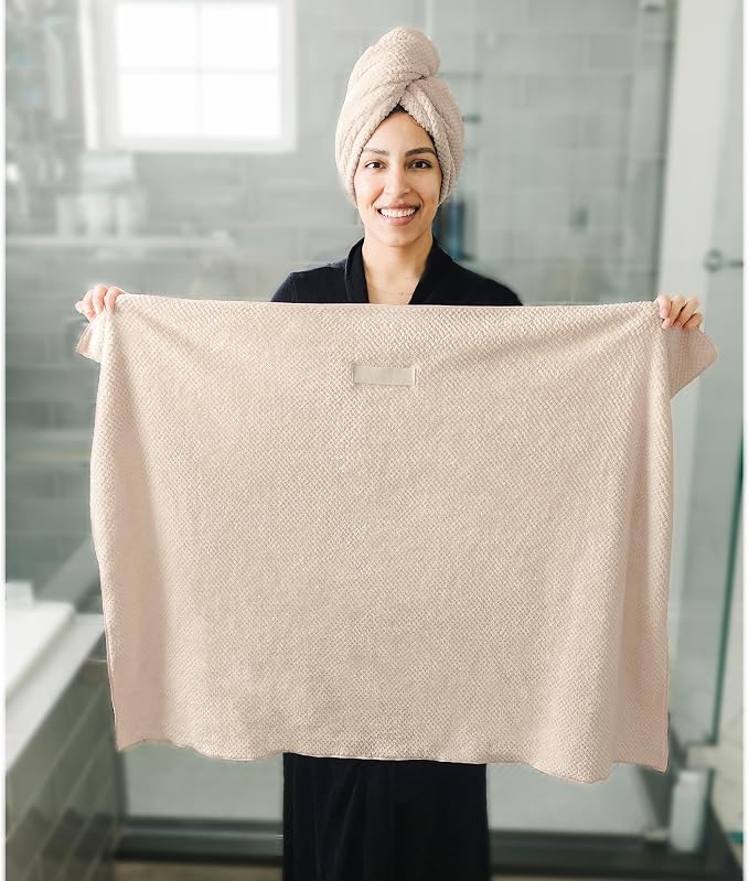 ROLSHOL 2 Packs Large Microfiber Hair Towels - Image 2