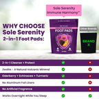 Sole Serenity Foot Pads with Vitamin C, Elderberry, Ginger & Zinc - Image 3