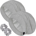 Sleep Cap Bonnet for Sleeping, Adjustable Cooling Ice Silk Lined Hair Bonnets by ROYBENS