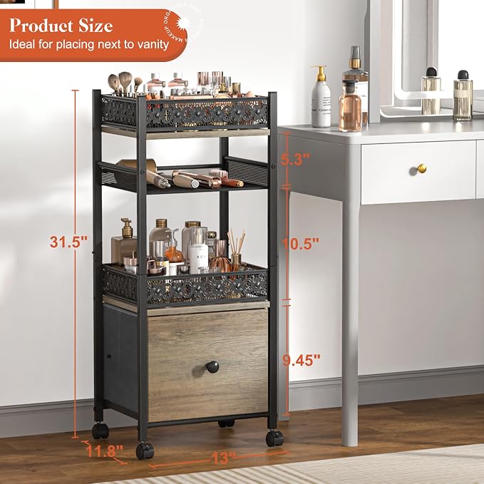 Makeup Organizer, Large Skincare Organizers, Make Up Organizers - Image 6