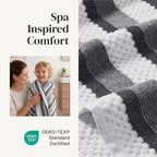 Modern Threads Pax 6-Piece Reversible Yarn Dyed Jacquard Towel Set - Image 4
