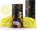 African Net Sponge Authentic Exfoliating Body Scrubber by SpiralScgv