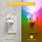 L LOHAS LED Night Light, Night Lights Plug into Wall, Color Changing Nightlight - Image 2