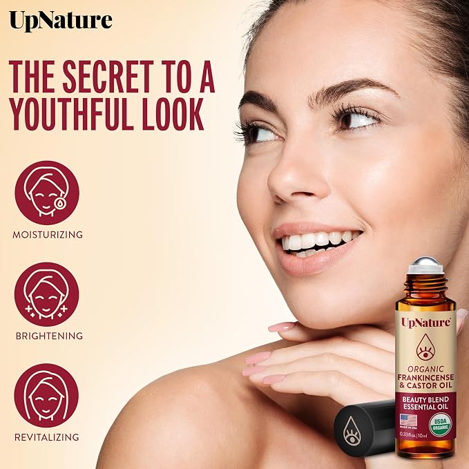 UpNature Beauty Castor Oil Roll On Eye Roller - Image 2