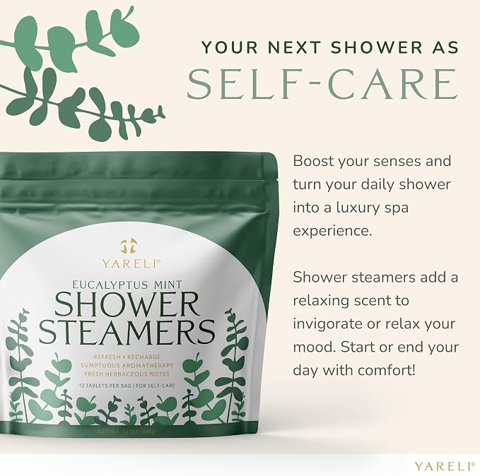 Yareli Eucalyptus Mint Shower Steamers Aromatherapy – Potent Essential Oils - Image 6