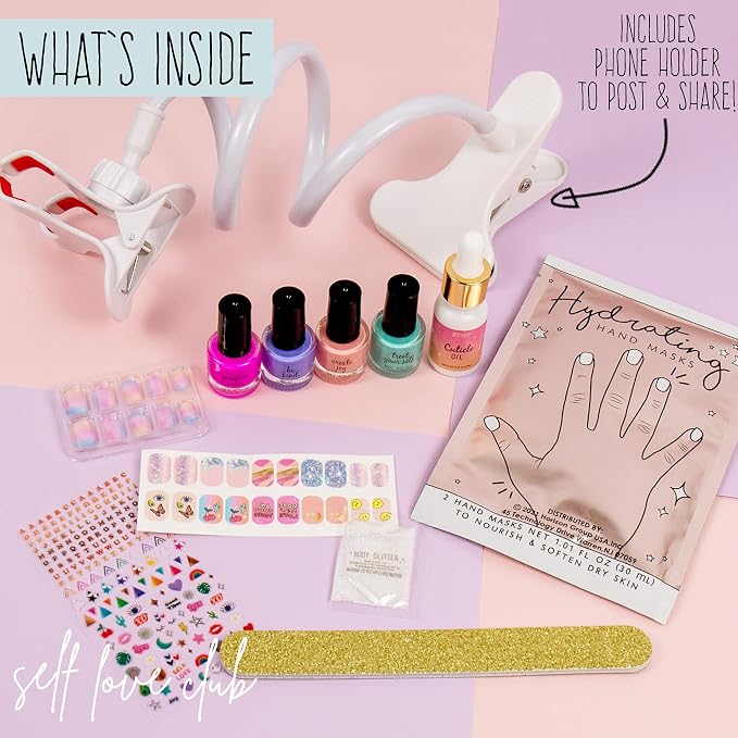 STMT Self-Love Club D.I.Y. Nail Art Studio by Horizon Group USA, 10+ Essentials - Image 2