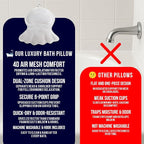 Luxury Bath Pillow for Tub – 4D Air Mesh Cushions - Image 6