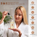 Gingerbread Cookie Body Oil: Moisturizing Body Oil - Image 6