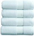 NY Loft 100% Cotton Bath Towels 4 Pack | Super Soft & Absorbent Quick-Dry Bath by NYLoft