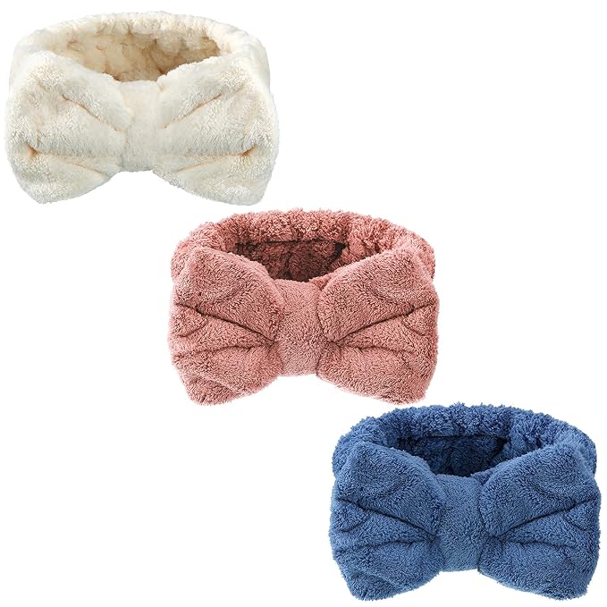 Hicarer 3 Pieces Towel Headbands - Image 9