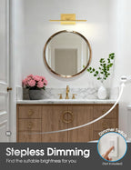 VOLISUN Bathroom Vanity Light 15.7 inch, 12W Dimmable 5CCT Led Bathroom Light - Image 5